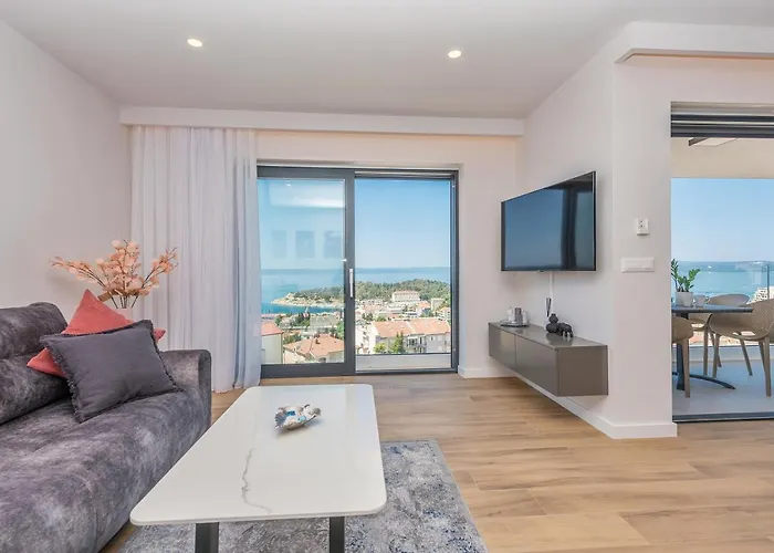 شقة Luxury Adria Sea & View ماكارسكا