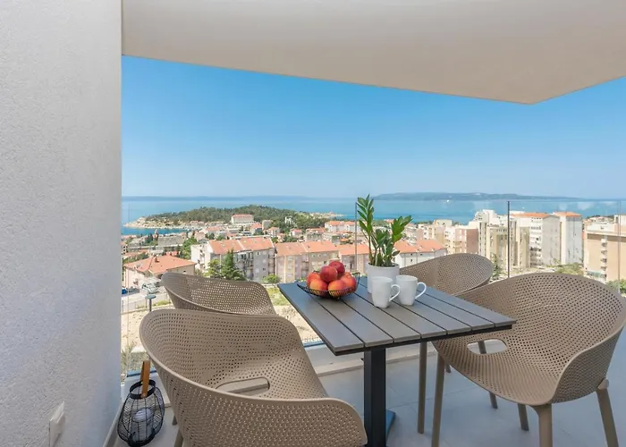 Luxury Adria Sea & View شقة ماكارسكا